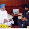 Presenting &#39;Calling Sehmat&#39; to Prime Minister Dr. Manmohan Singh