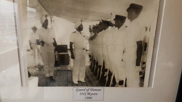 Down memory lane...the famous Naval training ship Mysore AND the 'Lafandars' parade commander..how time flies.